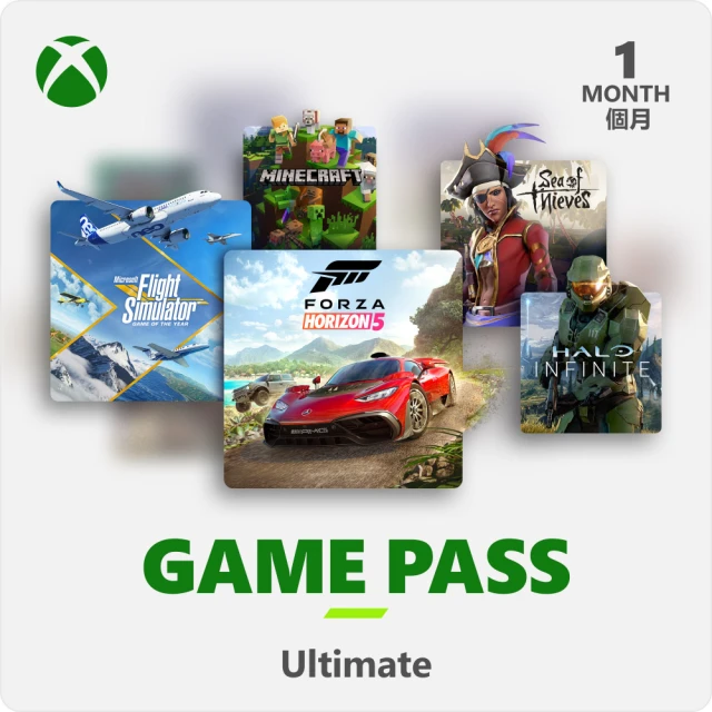 【Microsoft 微軟】Xbox Game Pass Ultimate 終極版 -1個月ESD 數位下載版(QHW-00013)
