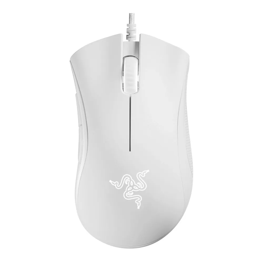 【Razer 雷蛇】DeathAdder Essential 有線電競滑鼠 白色