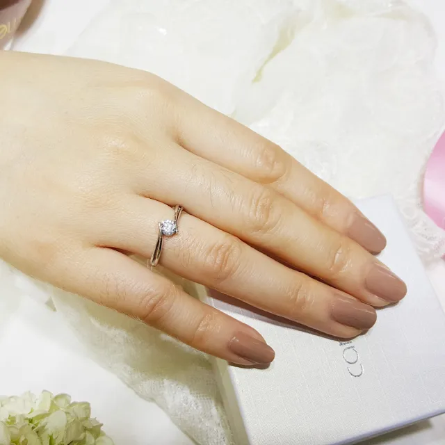 【彩糖鑽工坊】30分鑽石 18K 鑽石戒指(鑽石 F成色 鑽戒)