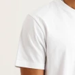 【Arnold Palmer 雨傘】男裝-機能快乾五角星LOGO刺繡T恤(白色)