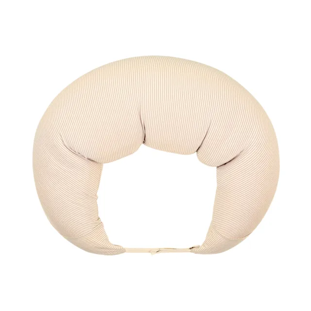 【Gennies 奇妮】智能恆溫抗菌月亮枕 媽媽枕 孕婦枕 哺乳枕(卡布奇諾)