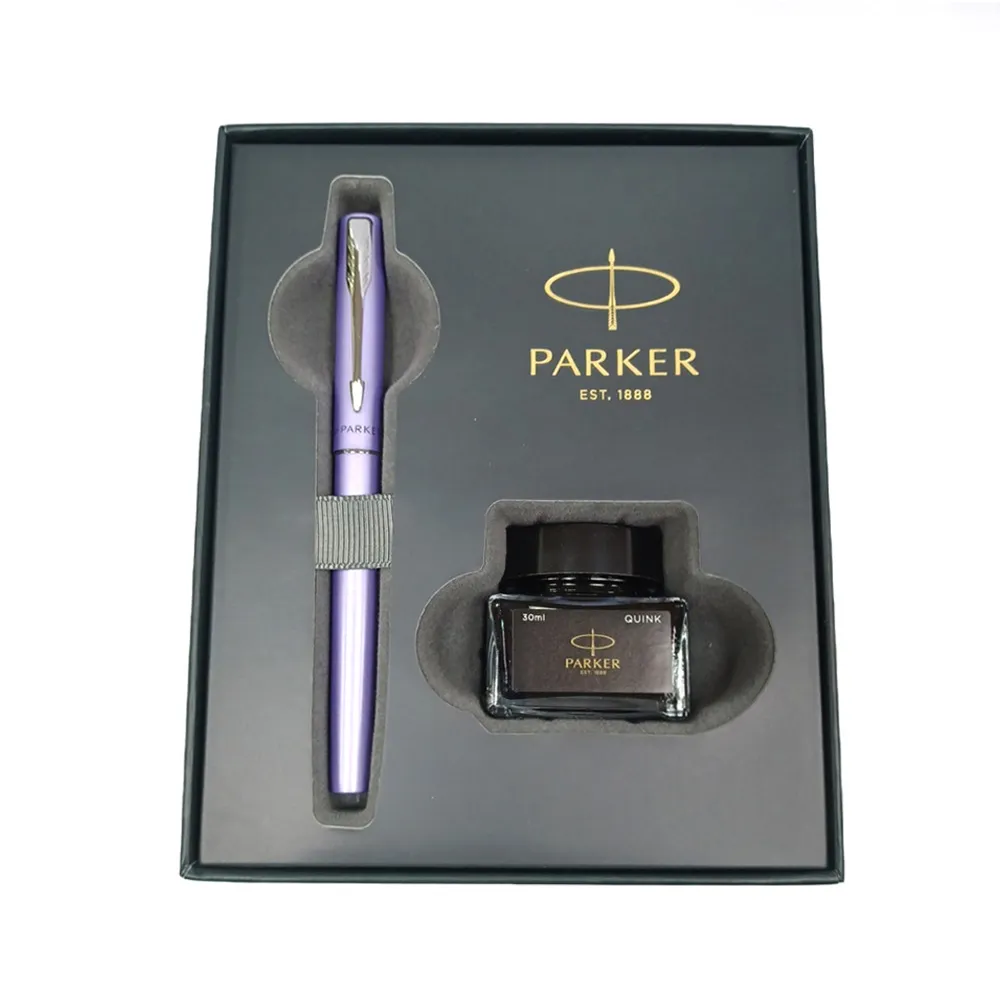 【PARKER】新威雅XL 銀河紫限定版墨水禮盒組