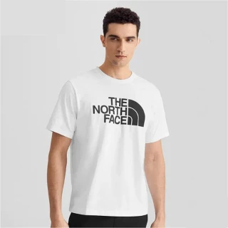【The North Face】男款 柔軟透氣純棉短袖圓領T恤_亞洲版型/休閒衫.運動上衣(7WCI-FN4 白 N)
