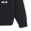 【MLB】小Logo拉鍊連帽外套 紐約洋基隊(3ATRB0141-50BKS)