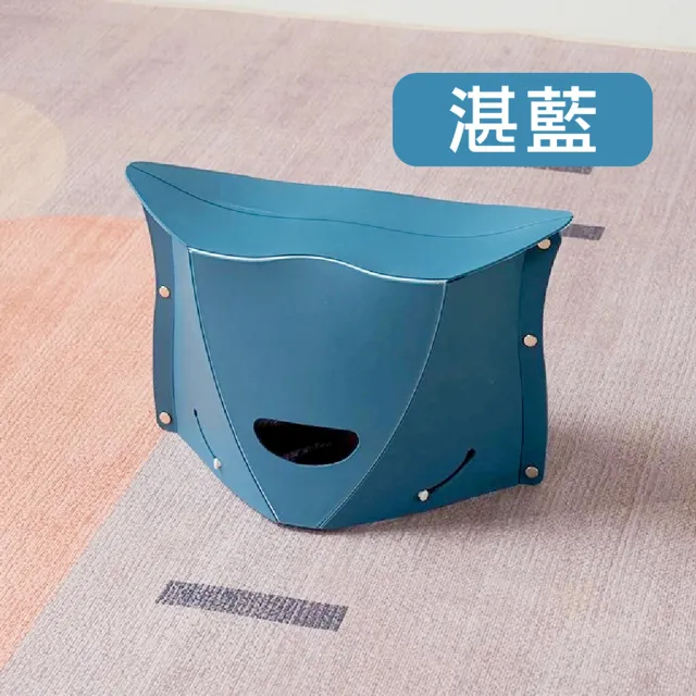 【Jo Go Wu】卡片摺疊椅買一送一(收納凳/摺疊小板凳/手提袋/手提收納/露營/野餐/釣魚/旅遊/小椅子)