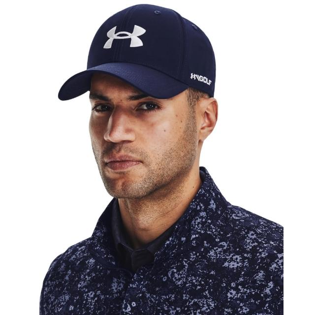 【UNDER ARMOUR】UA 男 Golf96 高爾夫球帽_1361547-411(藍色)