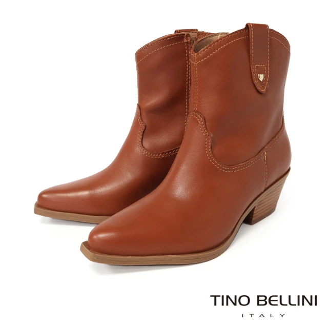 TINO BELLINI 貝里尼TINO BELLINI 貝里尼 巴西進口帥氣牛仔靴FWNT038(大地褐)