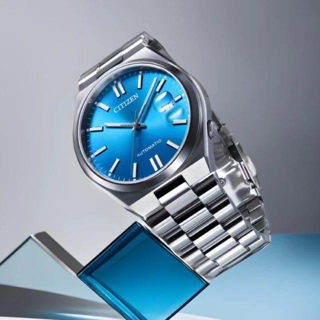 CITIZEN 星辰CITIZEN 星辰 Mechanical PANTONE限定 時尚機械腕錶-藍40mm(NJ0158-89L)