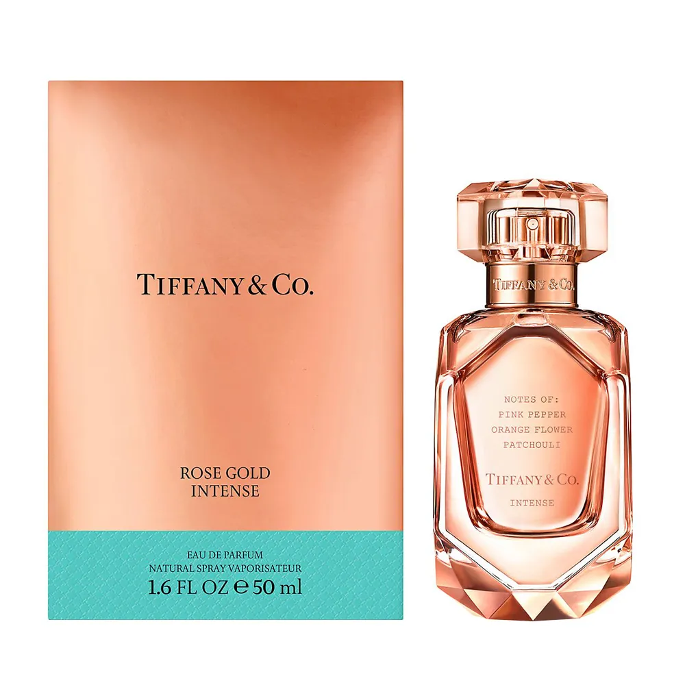 【Tiffany&Co. 蒂芙尼】Rose Gold Intense 玫瑰金粹女性淡香精 50ml(專櫃公司貨)