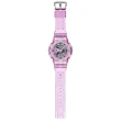 【CASIO 卡西歐】G-SHOCK 未來系列 半透明女錶手錶(GMA-S110VW-4A)
