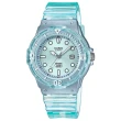 【CASIO 卡西歐】清透系列 半透明迷你指針手錶 學生錶 考試手錶(LRW-200HS-2EV)