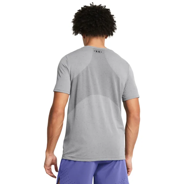 【UNDER ARMOUR】UA 男 Vanish Seamless 短袖T-Shirt_1382801-011(灰色)