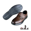 【Waltz】寬楦 氣墊鞋 魔鬼氈皮鞋 紳士鞋 樂福鞋(4W514090-23 華爾滋皮鞋)