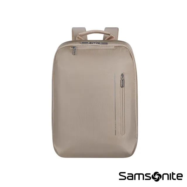 【Samsonite 新秀麗】ONGOING 再生材質簡約輕盈女性筆電後背包15.6吋(多色可選)