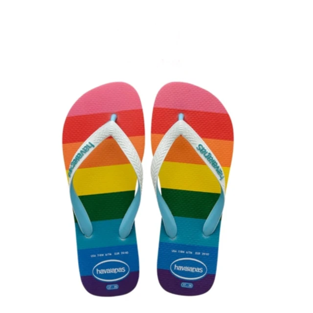 havaianas 哈瓦仕 TOP PRIDE 七彩 41/42(拖鞋 男鞋 夾腳拖 巴西 夏天必備 出遊 哈瓦士)