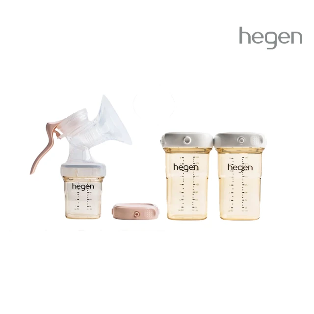 hegen 電動擠乳完配組-『電動擠乳器+奶嘴慢速 兩入組+