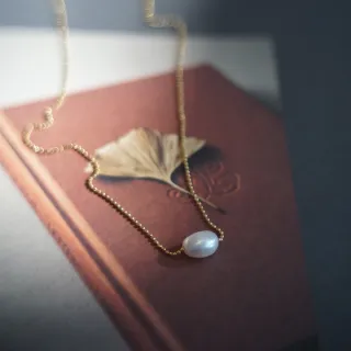 【ne jewelry & life】船 轉運珠珍珠項鏈(鎖骨鏈 上班族 OL 生日禮物)