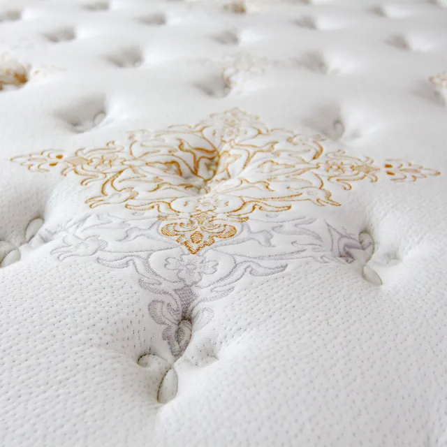 【床的世界】法蘿緹系列乳膠針織邊框加強立體三線獨立筒床墊 - 單人加大 3.5 x 6.2 尺