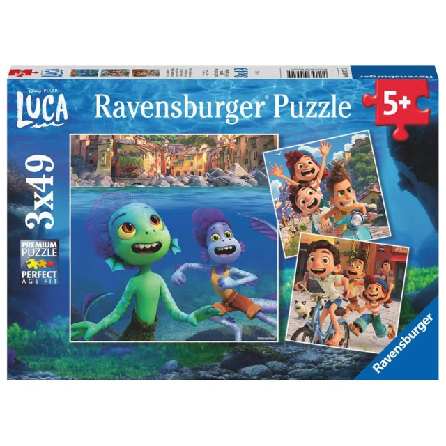 Ravensburger 維寶拼圖 皮克斯 路卡的夏天 3*49片