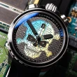 【BOMBERG】炸彈錶 Bolt-68 限量數位骷髏腕錶 計時手錶-45mm(BS45CHSS.072-2.12)