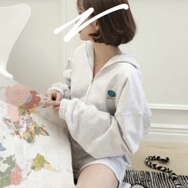 【SeasonsBikini】正韓愛地球環保布料套裝上衣+短褲 -KK98(正韓環保布料套裝休閒套裝大學T套裝)