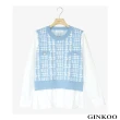 【GINKOO 俊克】韓式針織背心襯衫