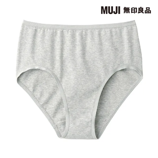 【MUJI 無印良品】女有機棉針織無側縫高腰內褲(共6色)