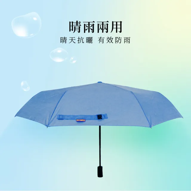 【雨傘王】2入組 BigPurple 大紫23吋自動折傘 摺疊 防曬 晴雨超值 雨傘(超值款無維修)