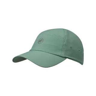 【Mammut 長毛象官方直營】Sun Peak Cap 機能防曬棒球帽 深玉石綠 #1191-01670