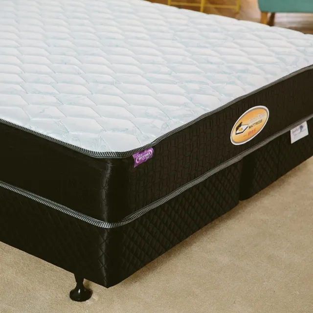 【床的世界】軟硬適中/高碳鋼彈簧/SGS認証/抗菌透氣/高支撐型經典款獨立筒床墊(雙人加大  6 x 6.2 尺)