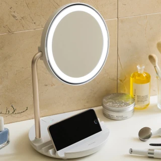 【FESTINO】LED Fan Mirror 柔光微風化妝鏡(SMHB-032)