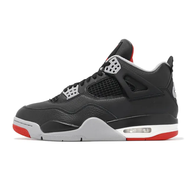 NIKE 耐吉】Air Jordan 4 Retro Bred Reimagined 男鞋黑紅4代喬丹