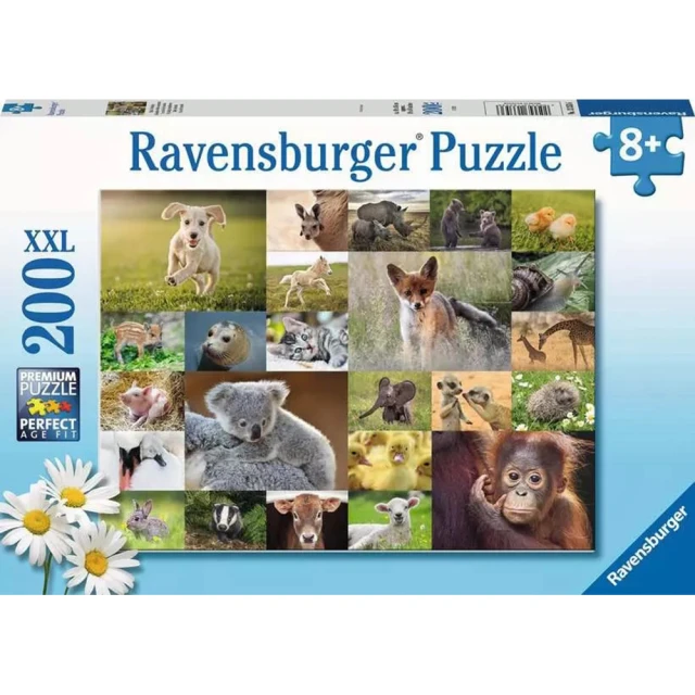 Ravensburger 維寶拼圖 動物寶寶 200片