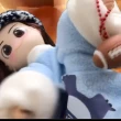 【A-ONE 匯旺】亞歷山大 手偶娃娃 送梳子可梳頭 換裝洋娃娃家家酒衣服配件芭比娃娃仿真Q布偶玩偶玩具