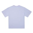 【Dickies】男女款宇宙藍紫色純棉經典三色Logo舒適休閒短袖T恤｜DK010991H18
