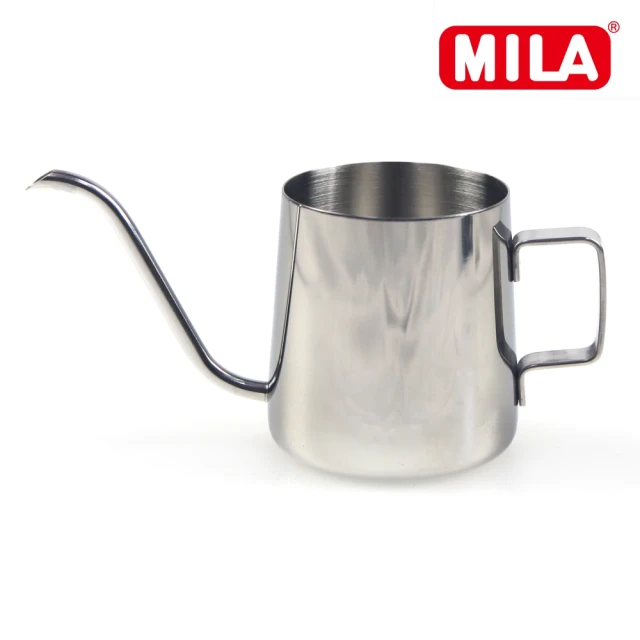 MILA 不鏽鋼掛耳手沖壺250ml-不鏽鋼原色(採SUS304優質不鏽鋼)