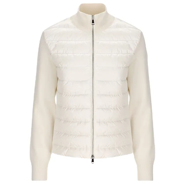【MONCLER】春夏新款 女款 羽絨羊毛拼接外套-白色(0號USA-XS、1號USA-S、3號USA-L)