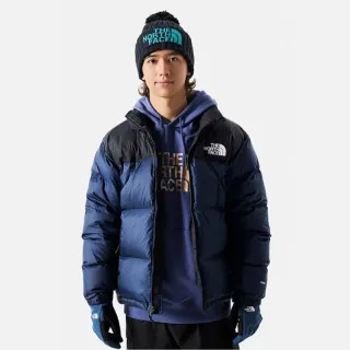 【The North Face】最強保暖 ICON_經典配色透氣鵝絨外套 700FP/羽絨衣夾克(3C8D-92A 藍 N)