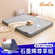 【LooCa】石墨烯遠紅外線獨立筒床墊輕量型(單大3.5尺-送石墨烯枕被組)