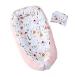 【JoyNa】嬰兒床中床 泡泡絨加厚便攜式可折疊寶寶床(新生兒睡窩/贈枕頭/防塵袋/可拆卸內芯)