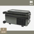 【H PLUS】22吋多用途胖胖箱 HPL2268-S 軍綠色(旅行箱 行李箱 收納箱 迷你桌)