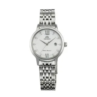 【ORIENT 東方錶】官方授權T2 時尚石英女腕錶 鋼帶款-白色-錶徑-28mm(SSZ45003W)