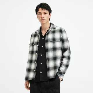 【ALLSAINTS】FORTUNADO 格紋愛心長袖襯衫 MS543Z(舒適版型)