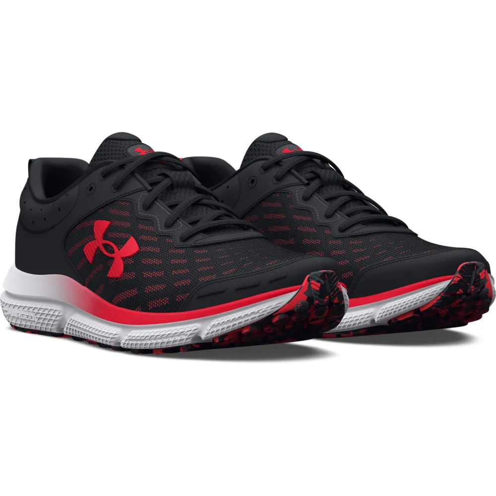 【UNDER ARMOUR】UA 男 Charged Assert 10 慢跑鞋 運動鞋_3026175-006(黑色)