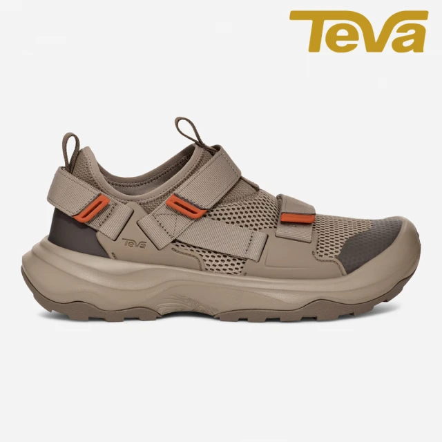 TEVATEVA Outflow Universal 男 護趾多功能經典運動涼鞋/雨鞋/水鞋 沙漠灰褐色(TV1136311DTT)