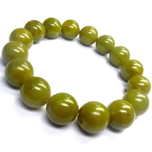 小樂珠寶 頂級綠澳寶 手珠手鍊稀有大顆款KK17(橄欖綠加強