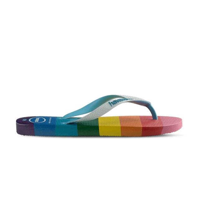 havaianas 哈瓦仕 Top Pride All Over 男鞋 女鞋 彩虹色 平權 拖鞋 4145742-0031U