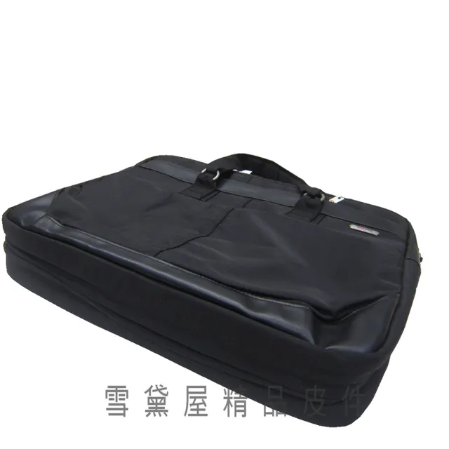 【eeBag】雙11 公事包 中容量 台灣製造 可A4資料夾 14吋電腦 高單數 進口防水尼龍布+皮革 手提 肩斜