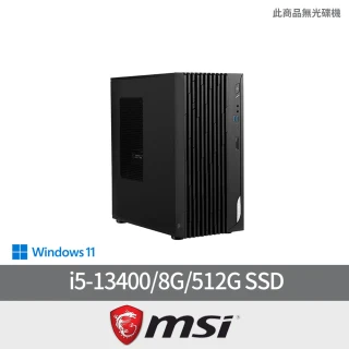 【MSI 微星】i5十核電腦(PRO DP180 13-036TW/i5-13400/8G/512G SSD/W11)