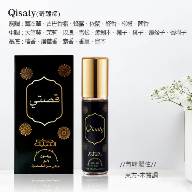 【Nabeel納彼爾】Perfume Oil 隨身精油香水6ml_多款任選I(杜拜原裝-專櫃公司貨)